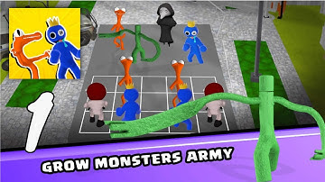 Merge Monster: Rainbow Friends Gameplay Walkthrough Part 1 - Level 1 ~ 17 (Android, IOS)