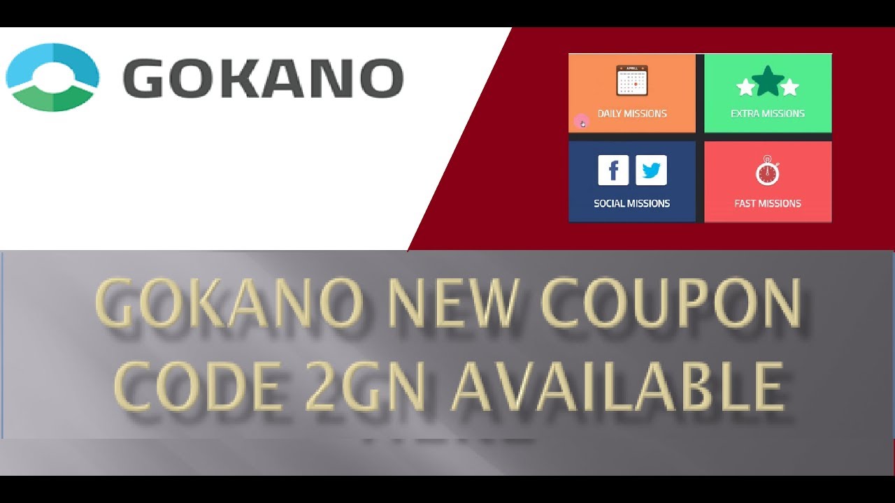 Gokano New Coupon Code 2Gn Available