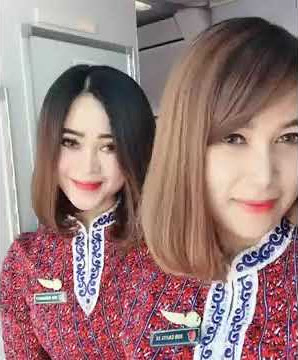 story'wa keren versi Pramugari cantik nan menawan