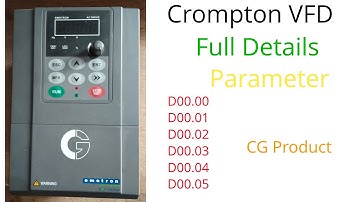 Crompton Drive Full Details । Basic Parameter 2022 A CG Product। #CromptonDrive#CGDrive #Emotron