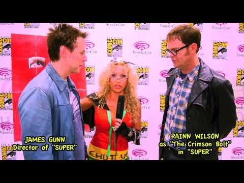 Interview w Rainn Wilson & James Gunn 4 their movie "SUPER" by Diana Terranova
