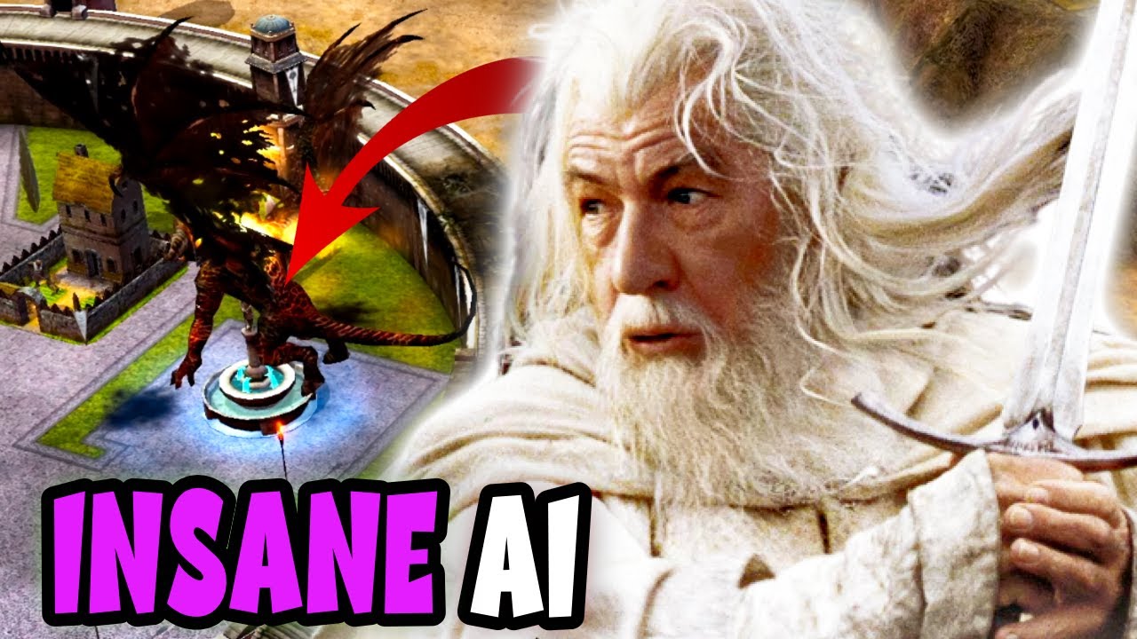 New INSANE AI | Mordor SIEGES Gondor Survival Battle | Battle for Middle Earth 2.22