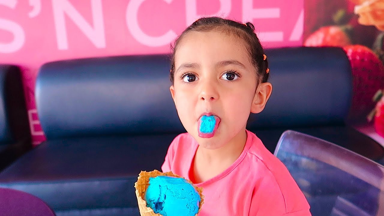 شوفوا وش صار بلسان لولو بعد الأيسكريم!!