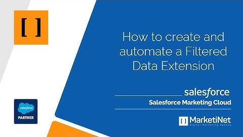How to create and automate a Filtered Data Extension