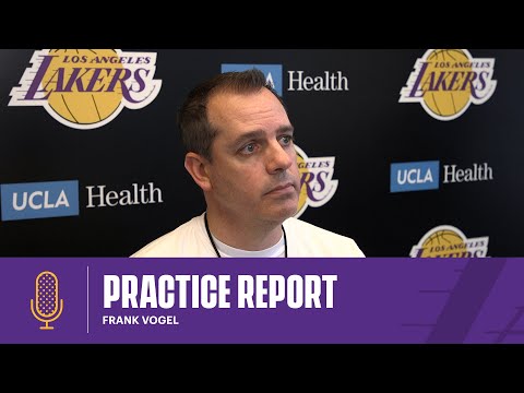 Frank Vogel gives an update on LeBron’s status and discusses how the team must adjust without him