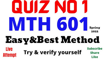 mth601 quiz 1 2022 mth601 quiz mth 601 quiz mth601 quiz 1 2022 mth601 quiz 1 spring 2022