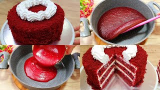 Без Духовки! Красный Бархат на СКОВОРОДЕ ! Шикарный и вкусный ! Red Velvet! Кизил Бахмал Товада !