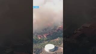 Brush fire burns in Stevenson Ranch