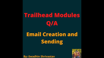 Email Creation and Sending #salesforce #swadhinshrivastav #trailhead #project #trails