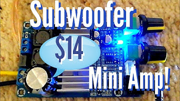 Subwoofer Mini Amp Flex!~ TPA3116 Class D Mono Sub Amplifier Board + DC Step Up Boost Converter!