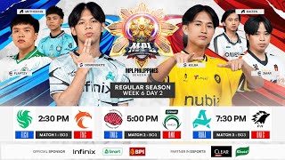 π΄ LIVE | MPL PH S16 | FILIPINO - Week 6 Day 2