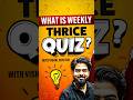 What is Weekly Quiz Thrice With Vishal Soni Sir #gate2027 #engineeringmathematics #unacademy