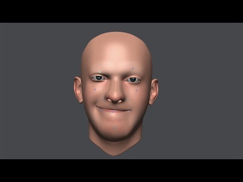 Face Expressions Using Control Points