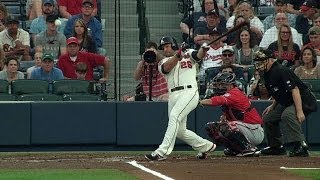 WSH@ATL: Uggla singles home another run in the first