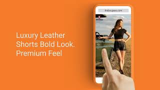 Premium Women Leather Shorts | Luxury Genuine Leather Fashion