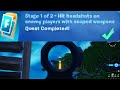 Hit headshots on enemy players with scoped weapons Fortnite