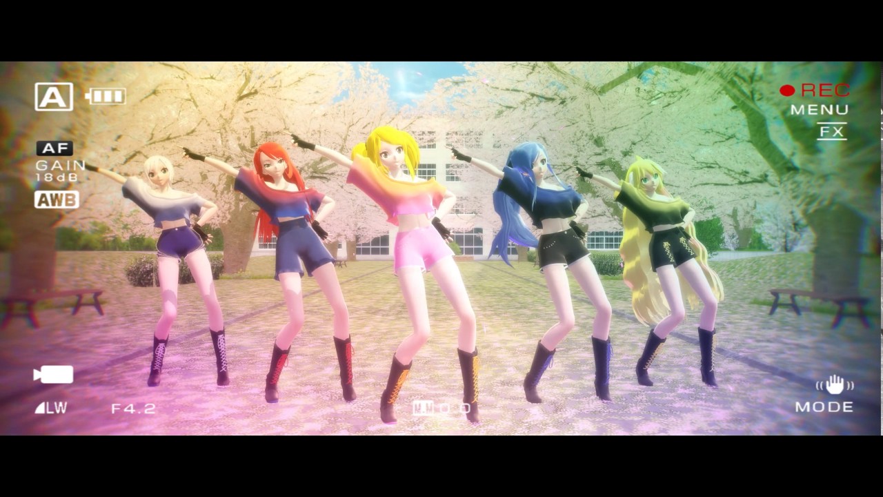 (MMD) Fairy Tail- Cafeteria Song {Model DL DOWN}