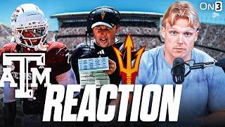 Texas A&M vs Arizona State REACTION