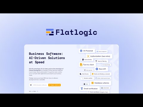 Flatlogic Generator Lifetime Deal - Create Custom Software Solutions for Your Business