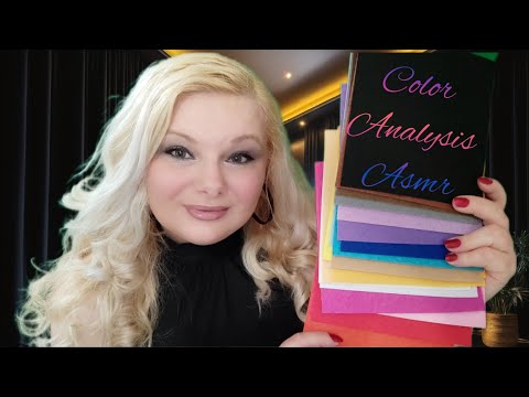 ASMR Color Analysis Personal Attention Roleplay Soft Spoken