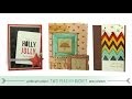 Trendy Trios Card Making With Julie Campbell: Wood (Two Peas In a Bucket)
