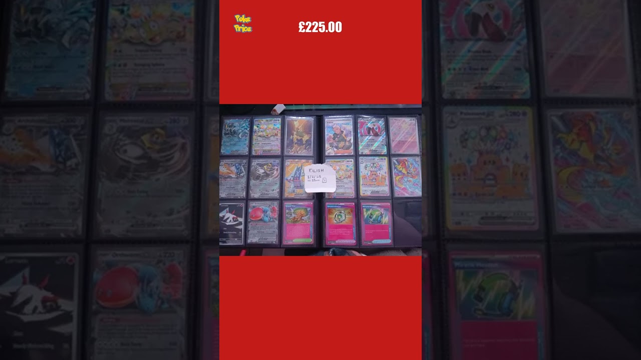NEW LISTINGBINDER OF POKEMON CARDS - ALL MINT CONDITION - SELLING AT 80%