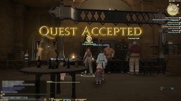 FFXIV Miner (MIN) Job Quest: Level 30 - Obsidian Race