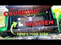 CRUSHING MAYHEM! Over 60 Cars &amp; Trucks Recycled in ONE Day!!!
