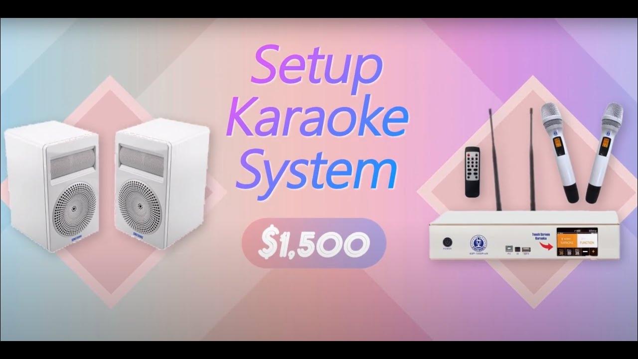 How To Set up Karaoke System with Ksp1000ProW YouTube