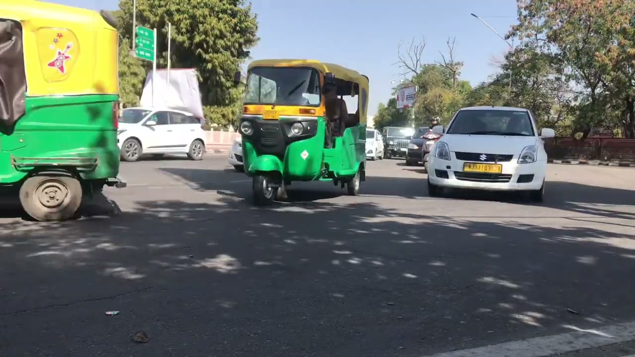 Heavy traffic sound on Gandhi Circle , Jaipur, Rajasthan | Date 12-02-2023