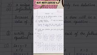ncrt math chapter 4 exercise 4.2 class 9 #solution