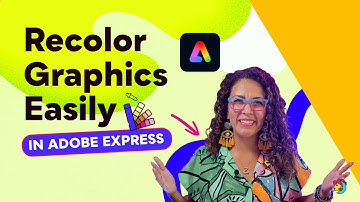 Recolor Graphics to Match Your Brand in 1 Click with Adobe Express