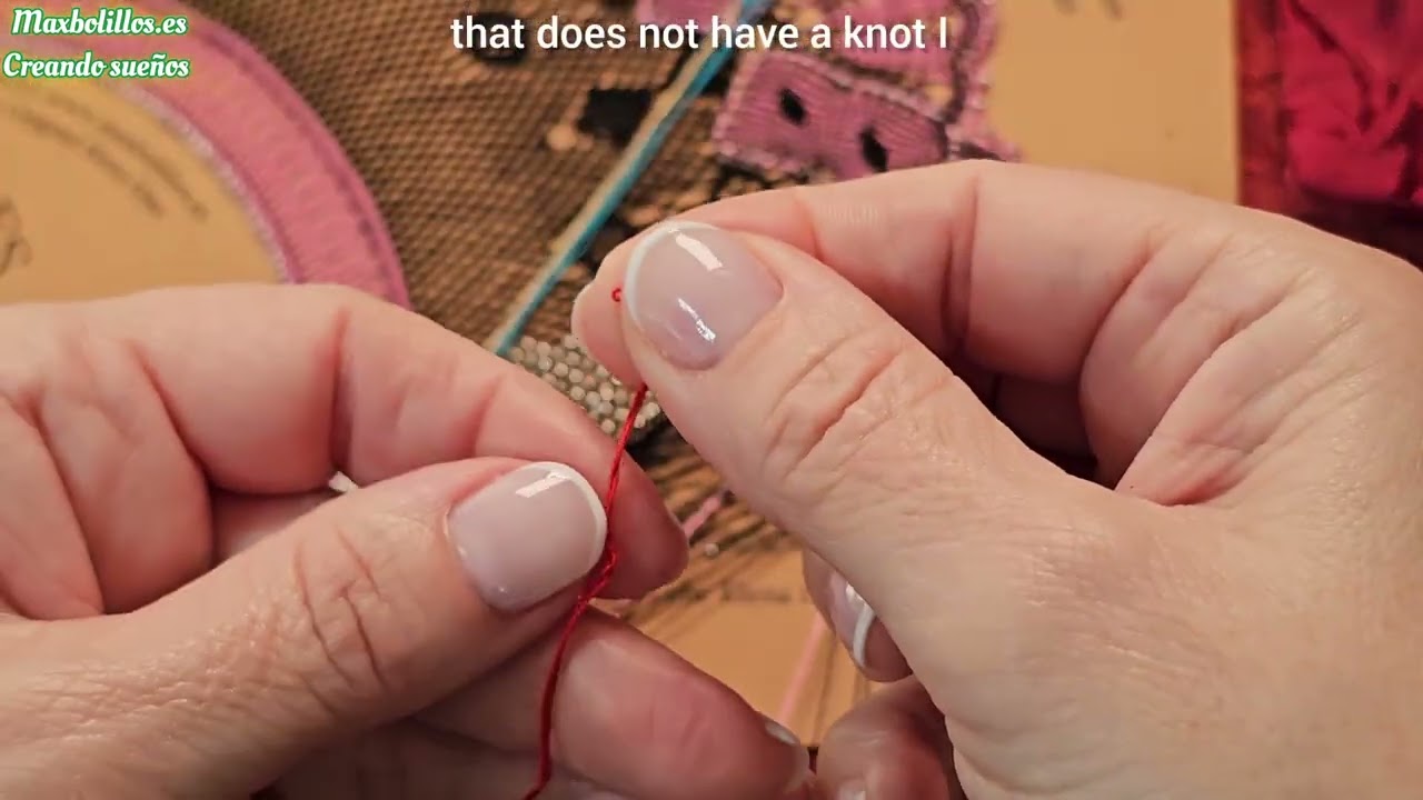 Vídeo 9 Abanico 81 Sacar bolillos en el medio punto