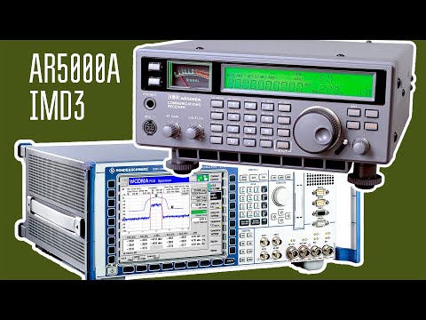 Динамический диапазон IMD3 измеряем у AOR AR5000A