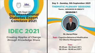 Cognitive Behavioral Modification For Obesity Management 1 | IDEC 2021