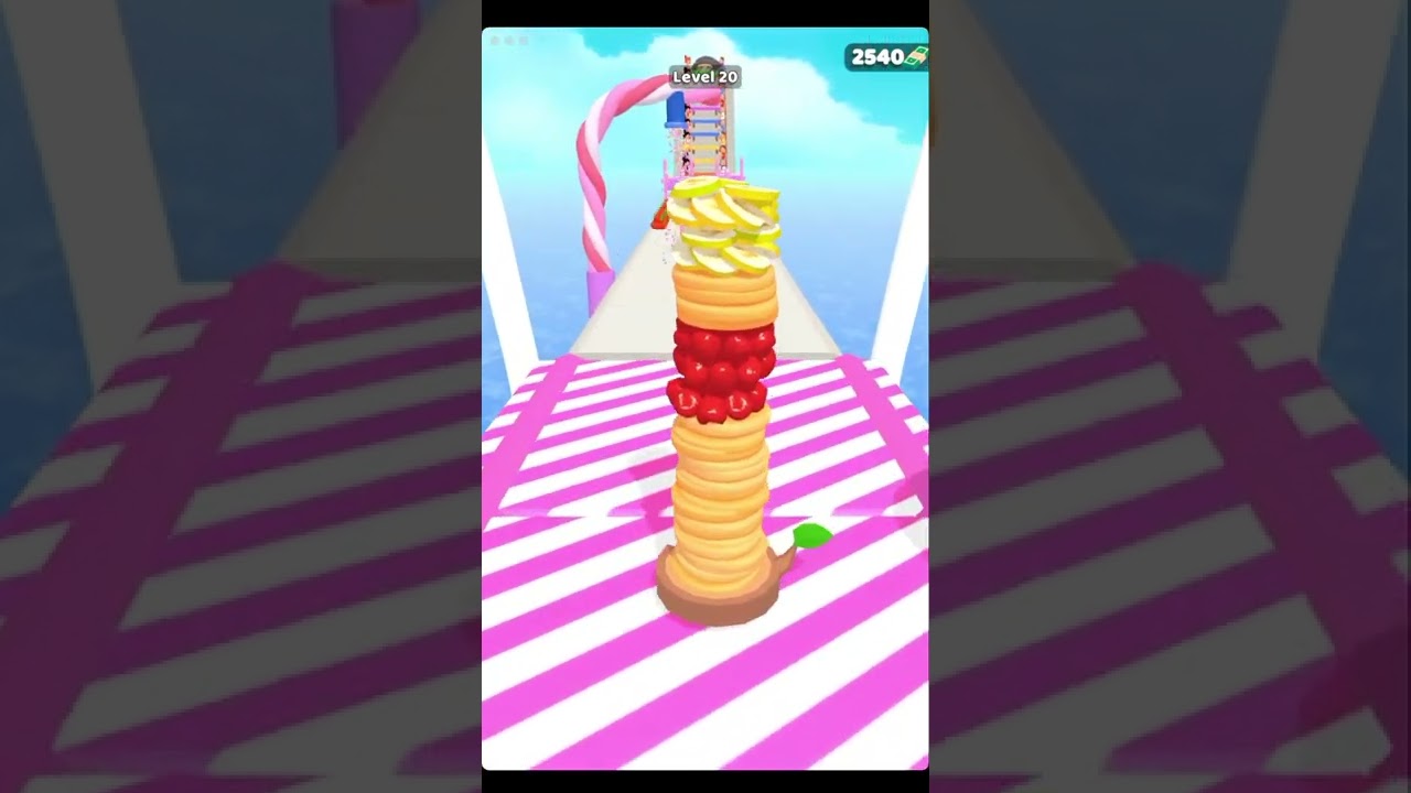 Pancake Run Level 20 🥞 - Gameplay - CaroGamesNL