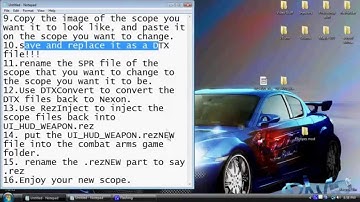 How To Edit .Rez Files(Scope to Scope)
