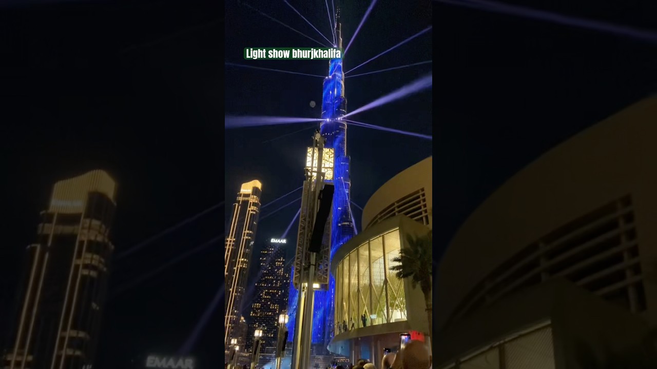 Bhurjkhalifa light show 