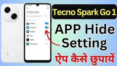 How to lock apps in Tecno spark go 1 / Tecno spark go 1 me app lock kaise kare/app lock setting