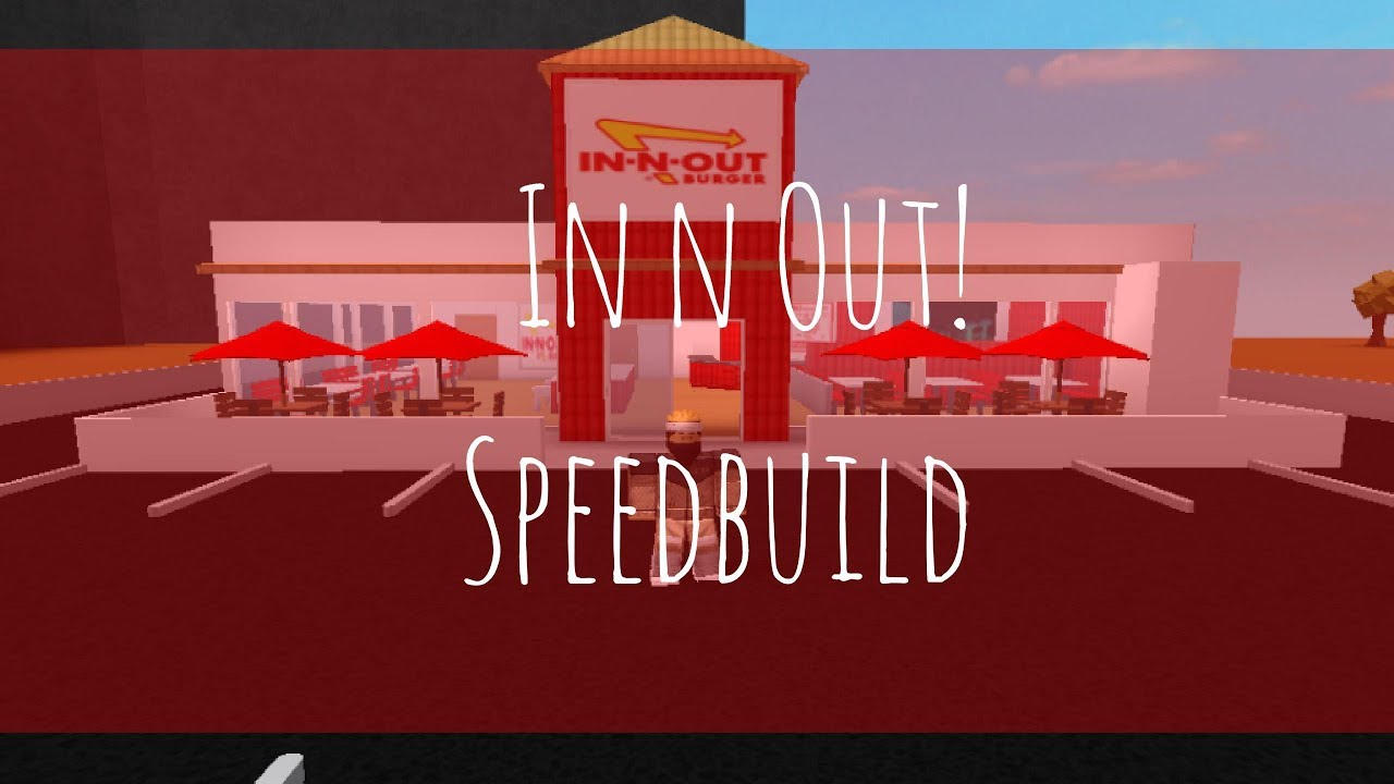 Welcome To Bloxburg In N Out Youtube - roblox decal id mcdonalds menu