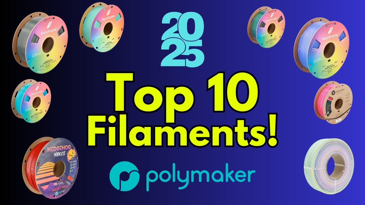 Топ-10 филаментов @Polymaker | Для цветной печати 🌈✨