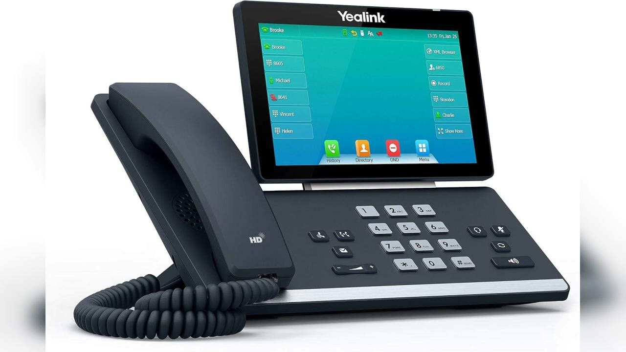Review: Yealink T57W IP Phone, 16 VoIP Accounts. 7-Inch Adjustable Color Touch Screen. USB 2.0...