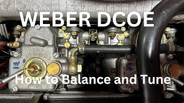 How to Balance and Tune Twin Weber DCOE carburettors on my Alfa Romeo 1750 GTV