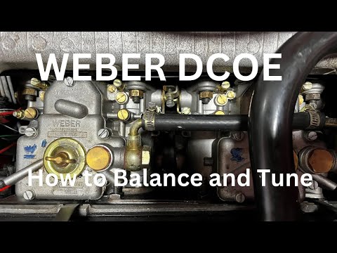 How to Balance and Tune Twin Weber DCOE carburettors on my Alfa
