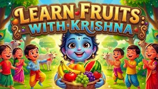 Learn Fruits With Krishna Fun & Educational For Kids The Bhakti Lab
