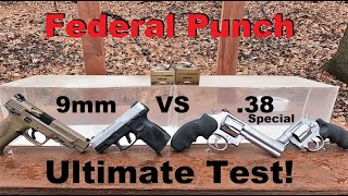 Federal Punch 9mm VS .38 Special ULTIMATE Test