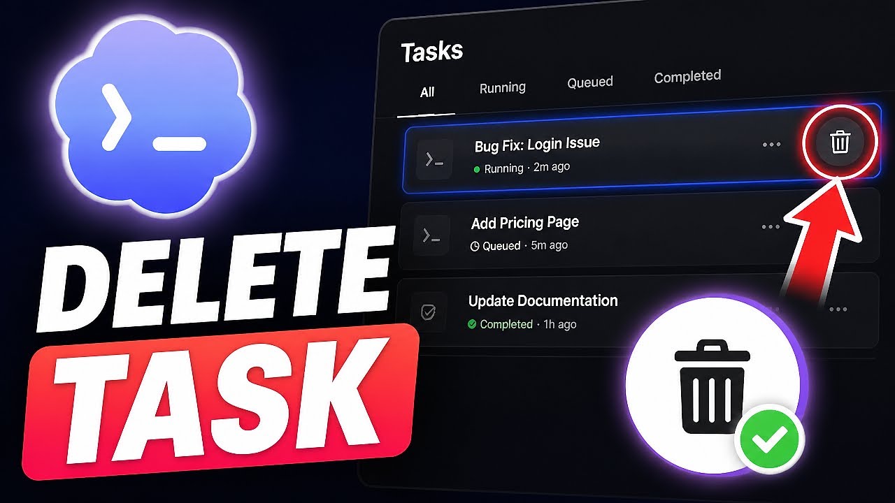 How To Delete A Task In Codex - YouTube