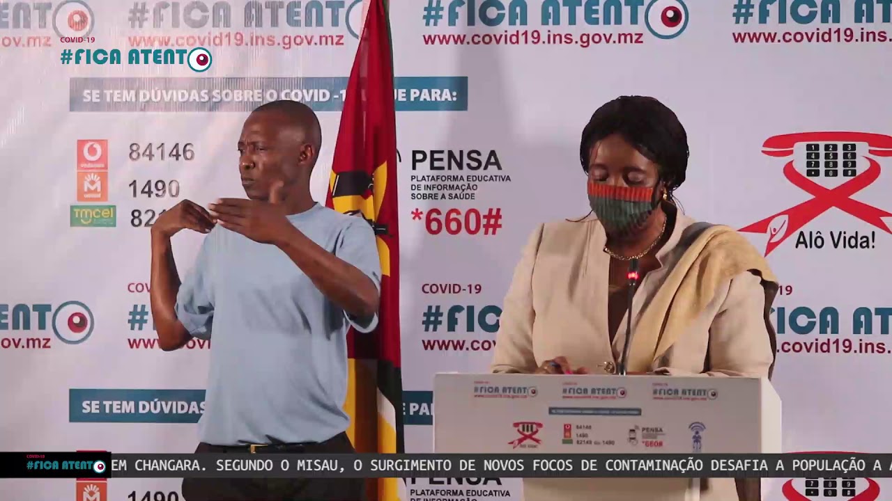 Conferência de Imprensa 26 05 2020 Covid 19 #Ficaatento Rosa Marlene