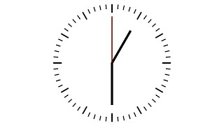 90:00 Countdown Timer | Analog clock on white background