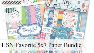Hsn Favorite 5X7 Paper Bundle Product Overview & Card Inspiration